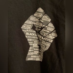 Black Lives Matter Black tee 2XL